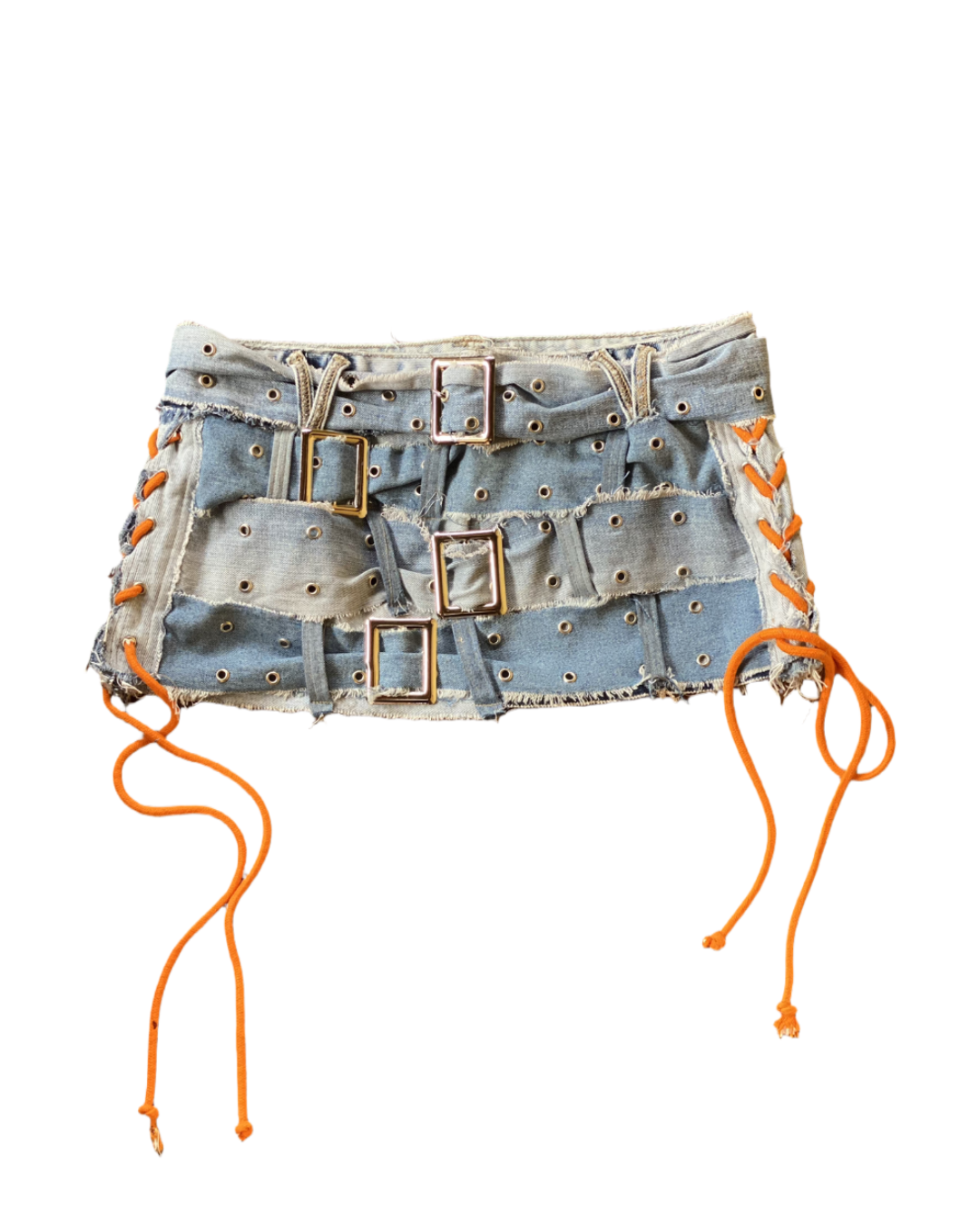 MINI SAIA JEANS DE FIVELAS