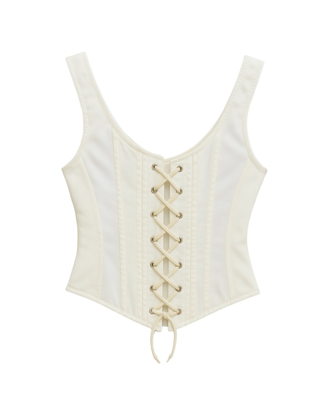 CORSET BRANCO UPCYCLING